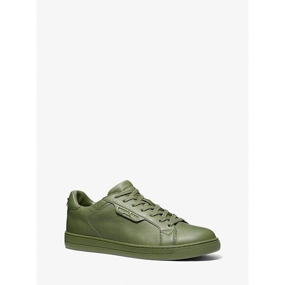 Michael Kors Keating Leather Sneaker in Amazon Green Men's Size 13 New In Box! - Picture 1 of 16